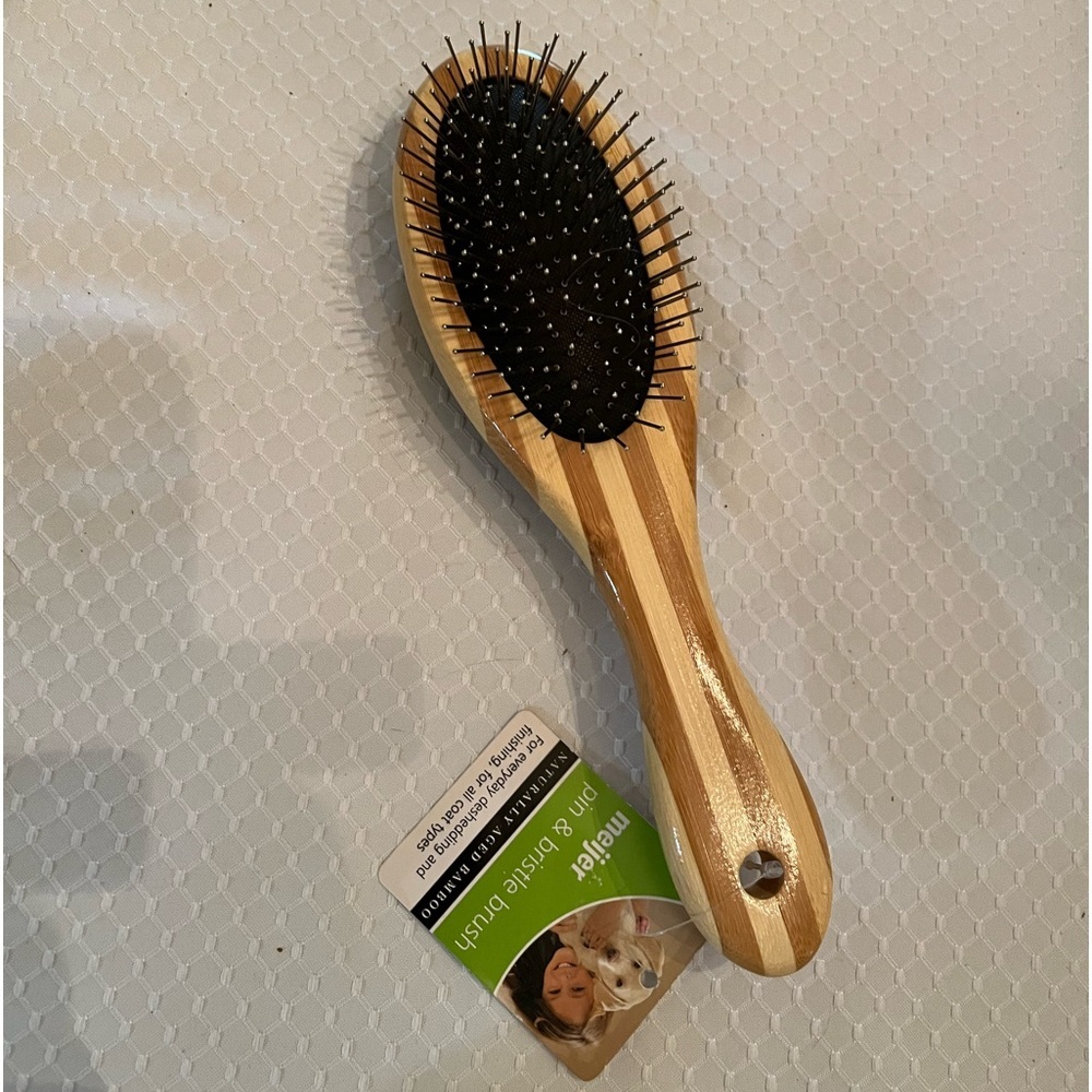 10 and bristle dog brush nwt